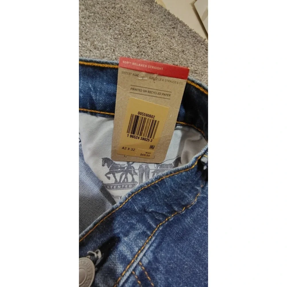 levis 559 relaxed straight jeans 42x 32